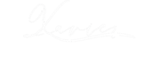Logo &eacute;criture blanche avec fond transparent de Xavier magn&eacute;tiseur